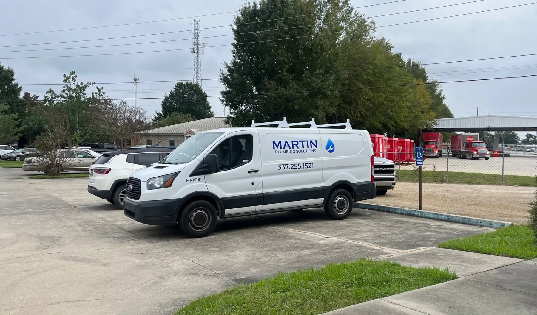 Martin Plumbing Solutions service van